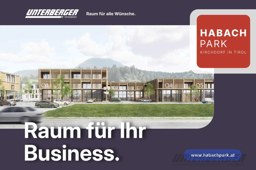 7 m Deckenhöhe: Industrie- und Produktionsflächen bis 620 m² BGF im Neubauprojekt Habach Park Kirchdorf/Tirol