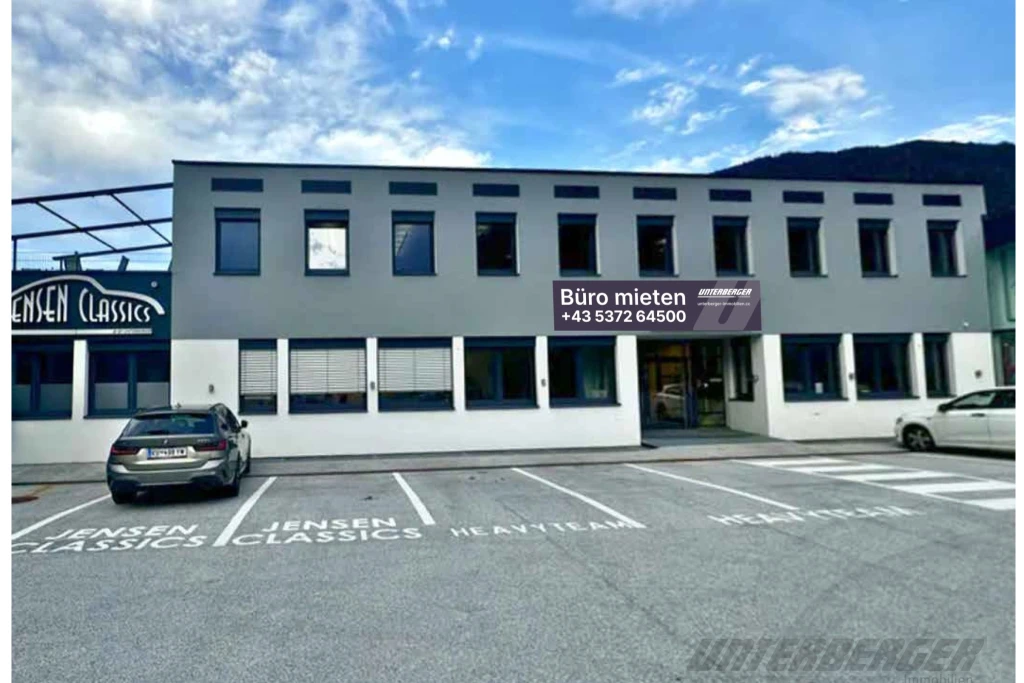 ab ca. 85 bis ca. 200 m² Bürofläche im Erdgeschoss, PKW-Stellplätzen und Lager im UG
